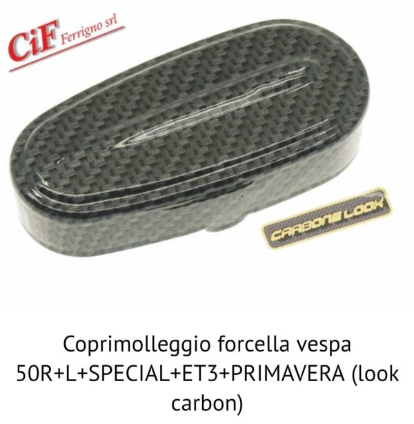 Coprimolleggio Forcella Vespa 50R-L-Special-Et3-Primavera (Look Carbon)