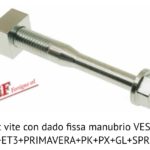 Kit Vite Con Dado Fissa Manubrio Vespa 50-Et3-Primavera-Pk-Px-Gl-Sprint