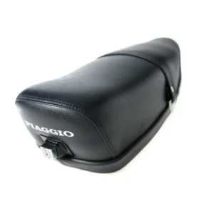Sella Lunga Nera Biposto Con Serratura Con Scritta Piaggio Vespa Et3 Primavera 125 L R N Special 50