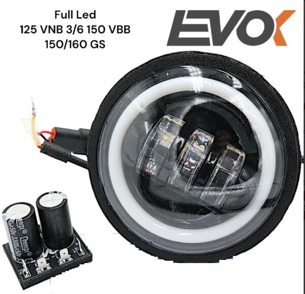 Fanale Anteriore Led 12 Volt Vespa 125 VNB 3-6 VBB 150-GS 150-160